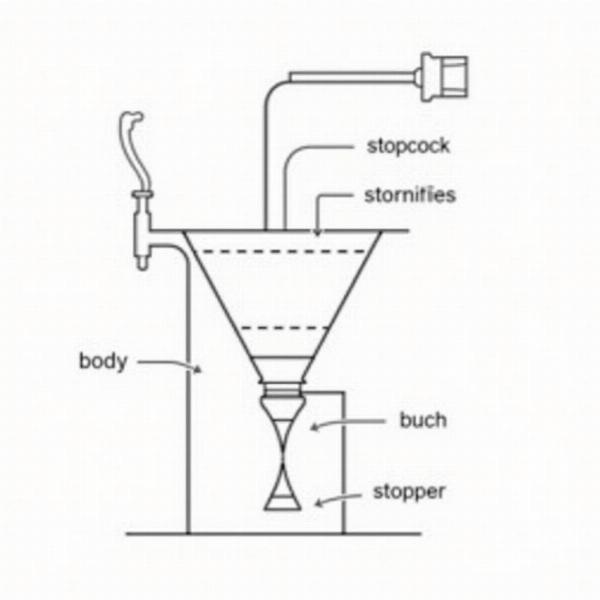 Diagram of a Separating Funnel