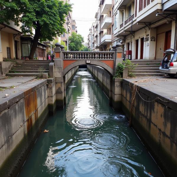 Sewer system in India