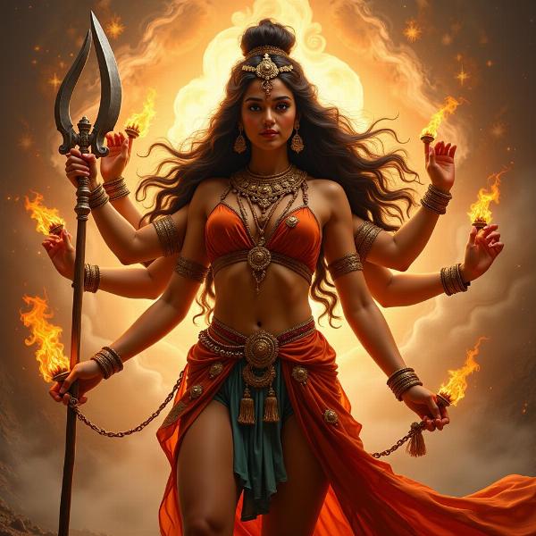 Shanvika Name Meaning in Hindi - Connection with Goddess Durga