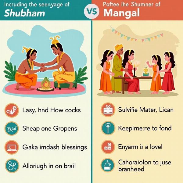 Shubham vs. Mangal: Subtle Differences in Meaning