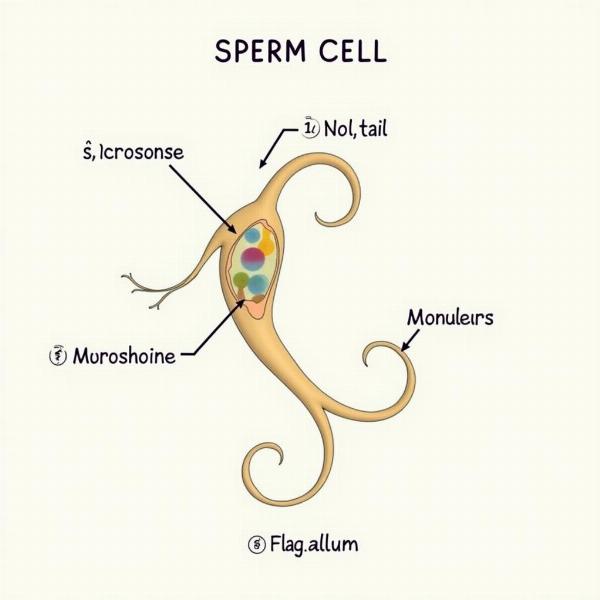 Diagram of a Shukraanu (Sperm Cell)