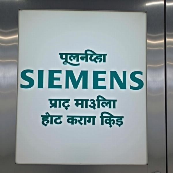 Siemens Logo in India