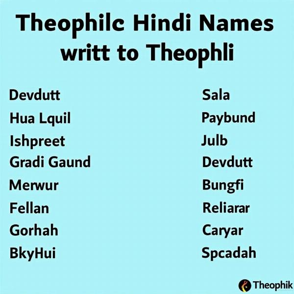 Theophile Meaning in Hindi: Understanding Its Significance and Cultural Context