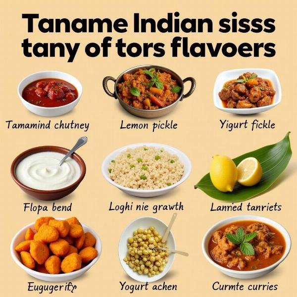 Tangy Flavors in Indian Dishes