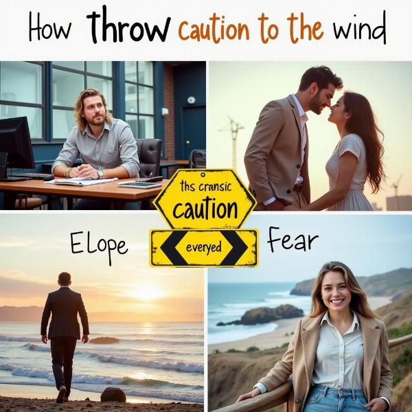 Examples of Throwing Caution to the Wind in Daily Life