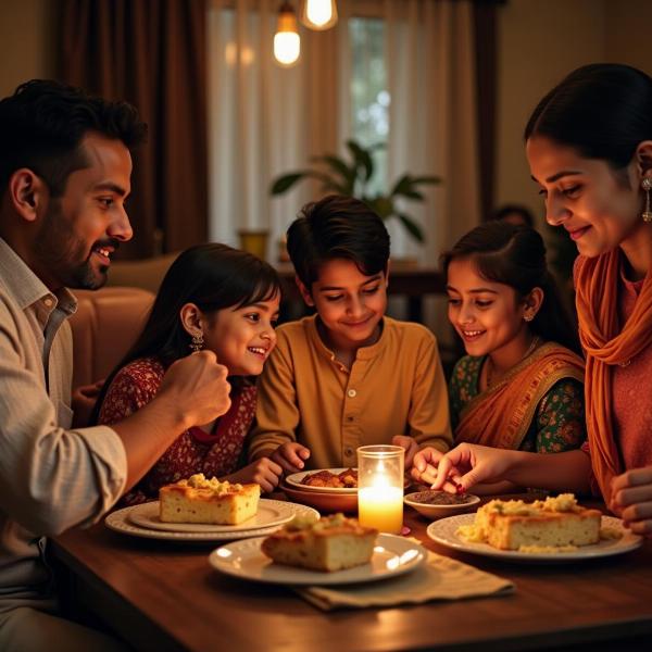 A family sitting together, showcasing strong bonds and trust within the family unit.