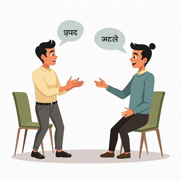 Using "Sleep on It" in Hindi Conversation: Two people talking