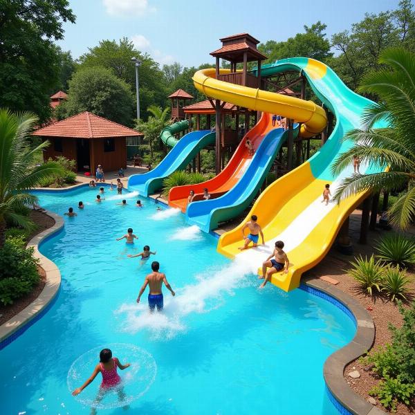 Water Park Fun in India - Jal Udyan