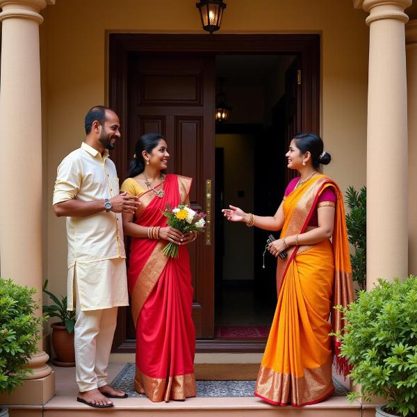 Welcoming Guests in India