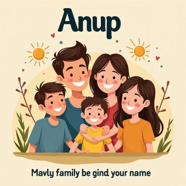 Anup Name and Family Values