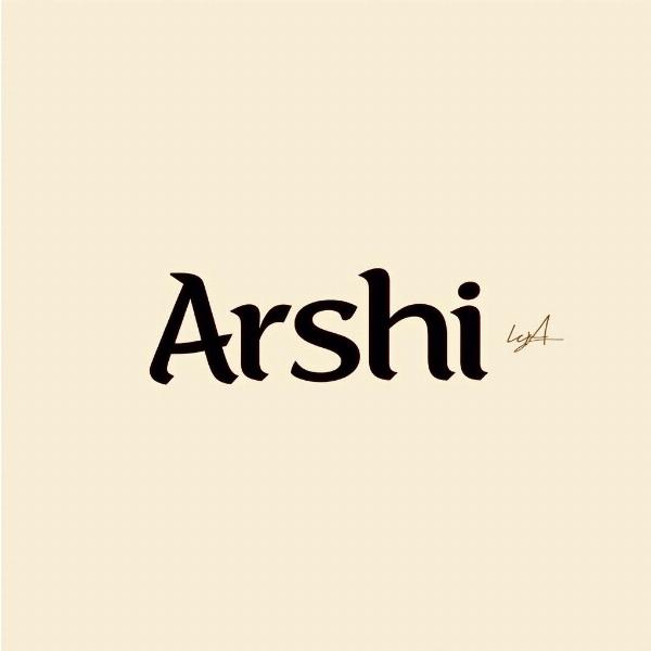 Arshu name written in Hindi script