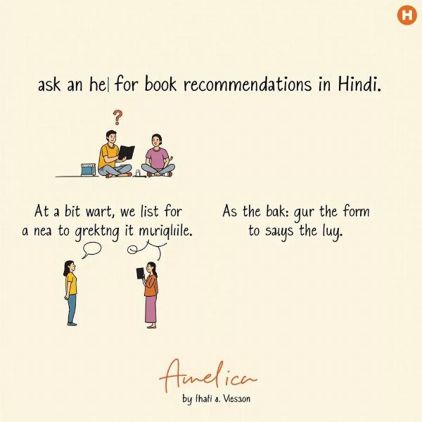 Asking for Book Recommendations in Hindi