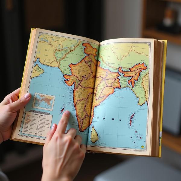 Atlas Book of Maps in Hindi