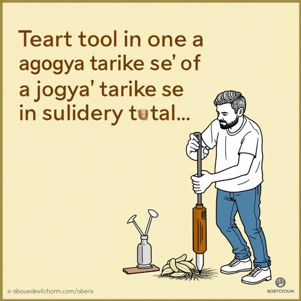 Using a tool ayogya tarike se