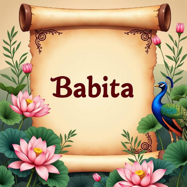 Babita Name's Sanskrit Origin and Significance