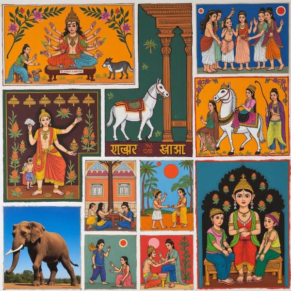 Examples of Bhitti Chitra in India