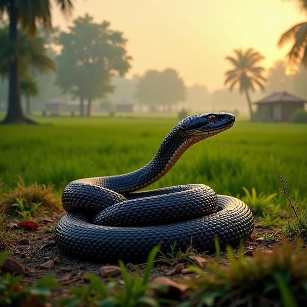 Black Mamba Snake in Indian Context