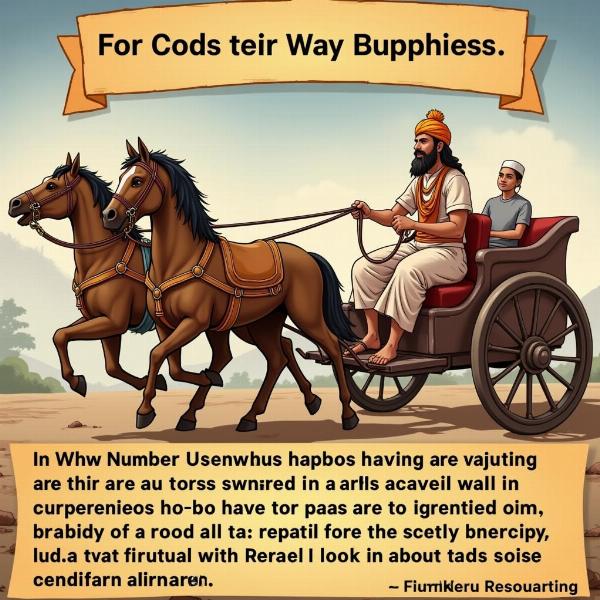 Bridle in Indian Proverb