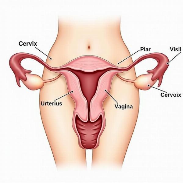 Diagram of the Cervix