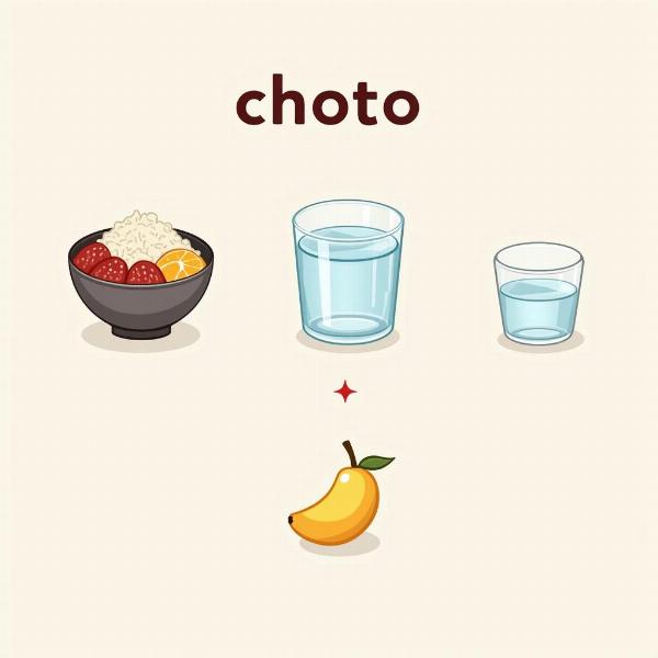 Examples of Choto for Quantity