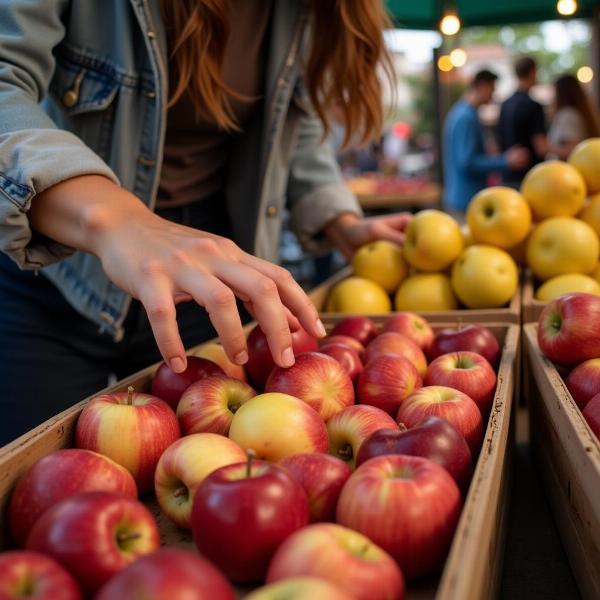 Chun Chun Kar: Selecting Apples Carefully