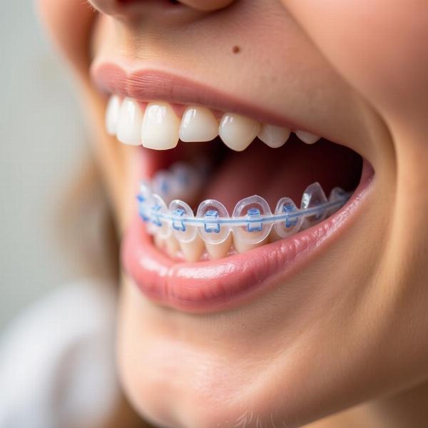 Clear Aligners on Teeth