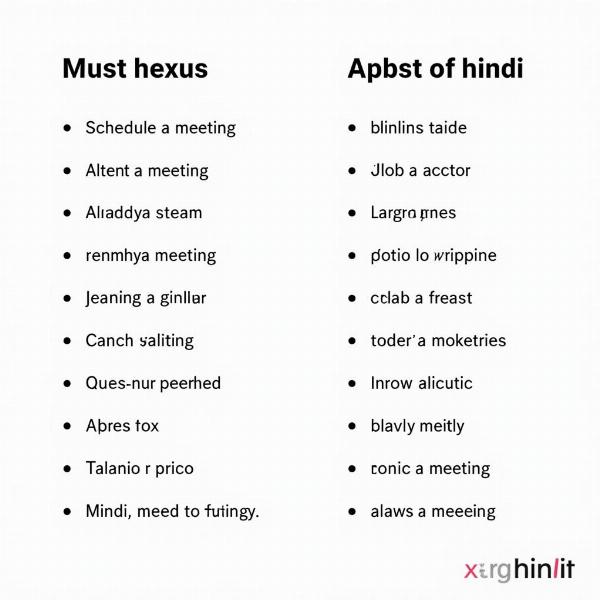 Common Hindi Phrases Related to Meetings