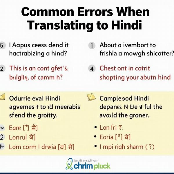 Common Hindi Translation Mistakes