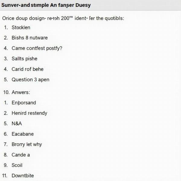 Competitive Exam MCQ Sheet in India