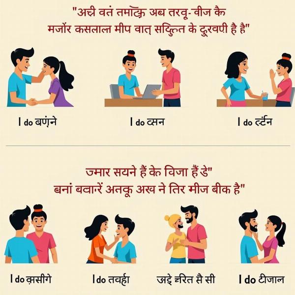 Contextual Translation for I Do That in Hindi