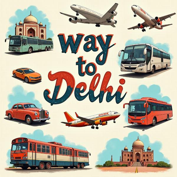 Different Transportation Options to Delhi