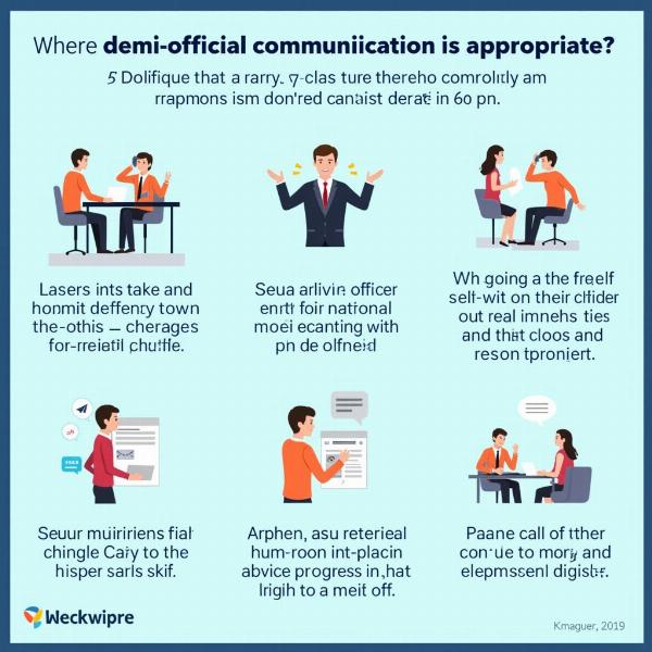 Demi-Official Communication Examples