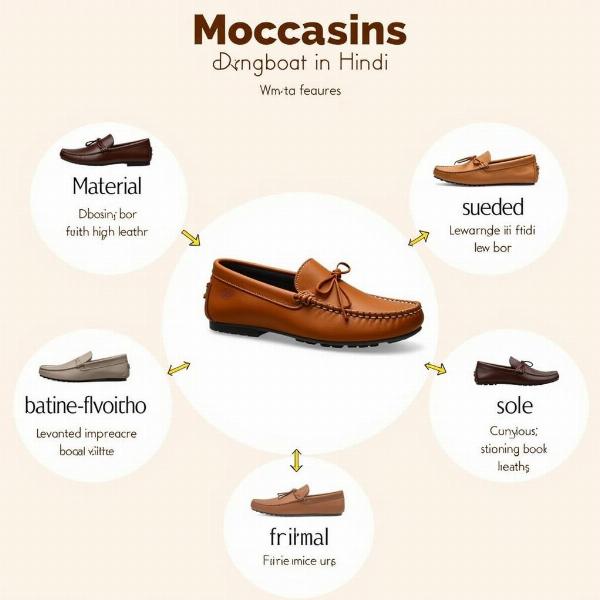 Describing Moccasins in Hindi