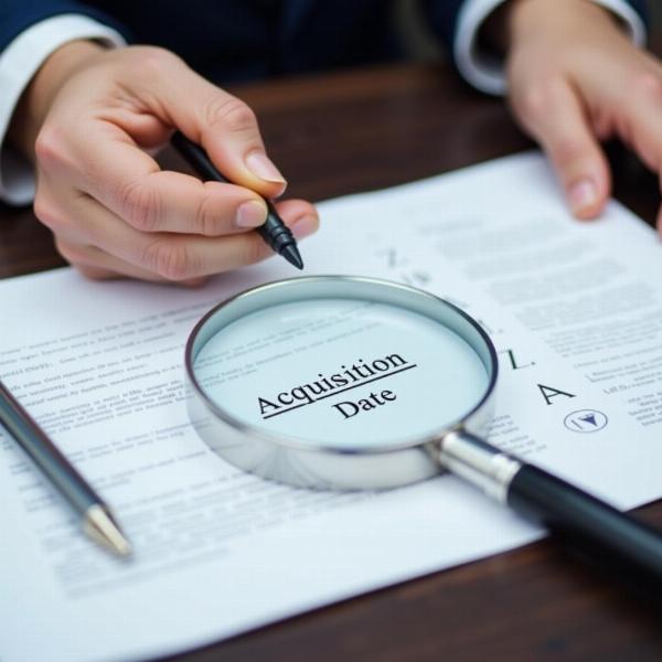 Determining Acquisition Date through Legal Documents