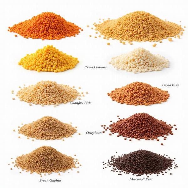 Different Sorghum Varieties