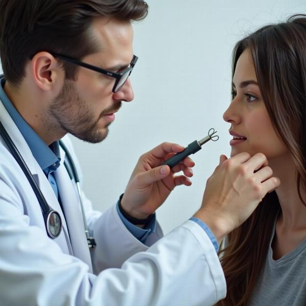 Doctor Examining Patient