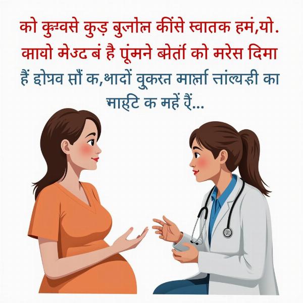 Doctor-Patient Consultation about Miscarriage in Hindi