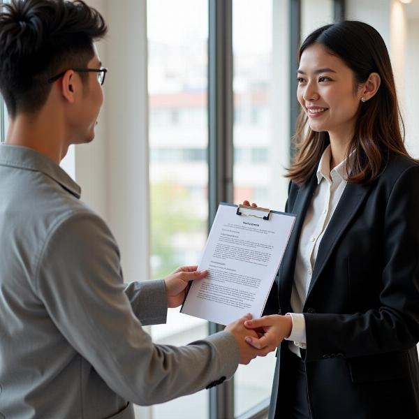 Employee Receiving Relieving Order