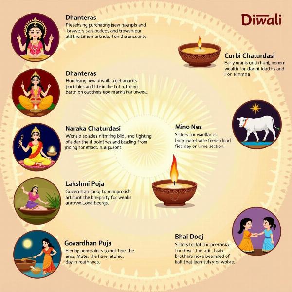 Five Days of Diwali Celebrations