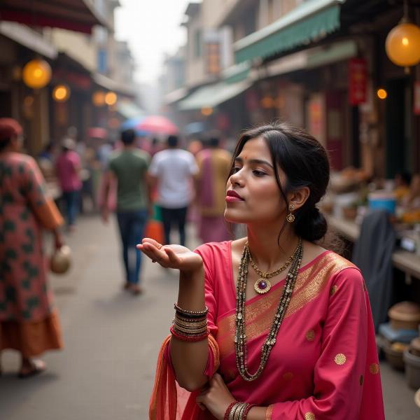 Flying Kiss in India