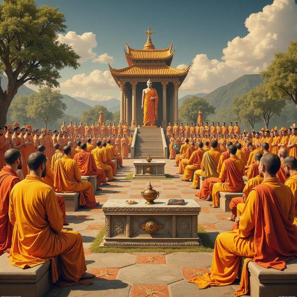 Fourth Buddhist Council under Kanishka