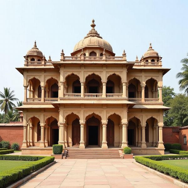 Frontage of a Building in India