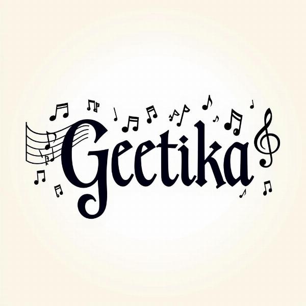 Geetika Name and Music Notes