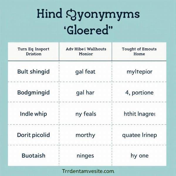 Glowering synonyms in Hindi