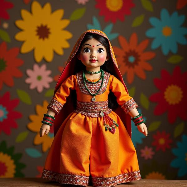 Traditional Indian Gombe Doll