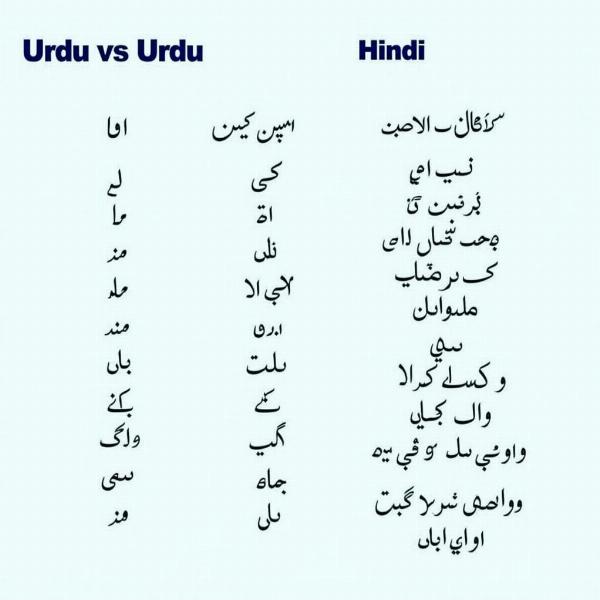 Hamza Meaning Difference in Urdu and Hindi