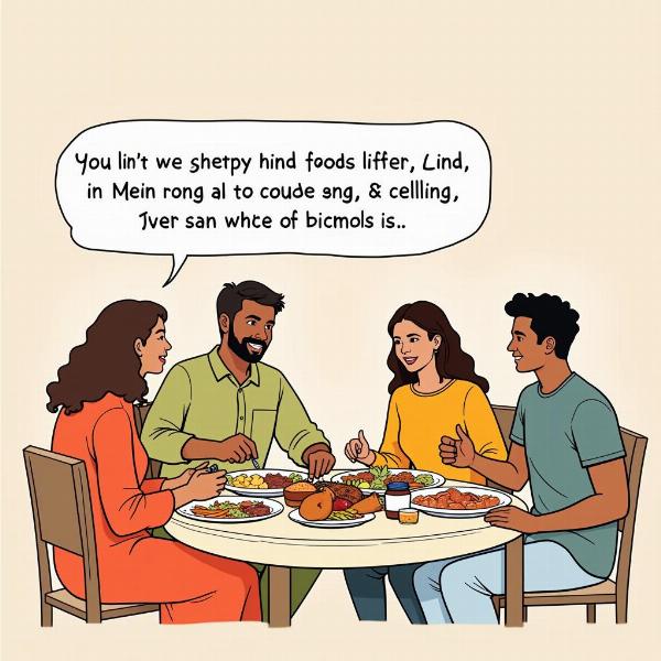 Hindi Conversation About Food