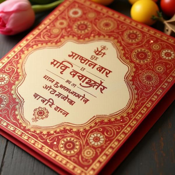 Hindi Invitation Card