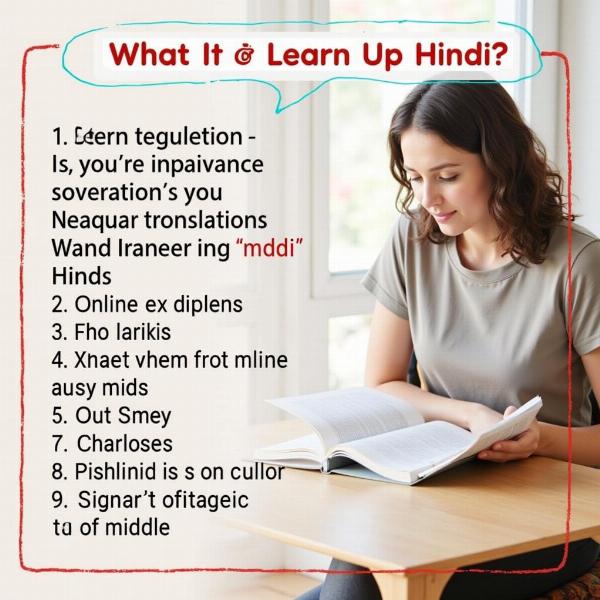 Learning Hindi Language