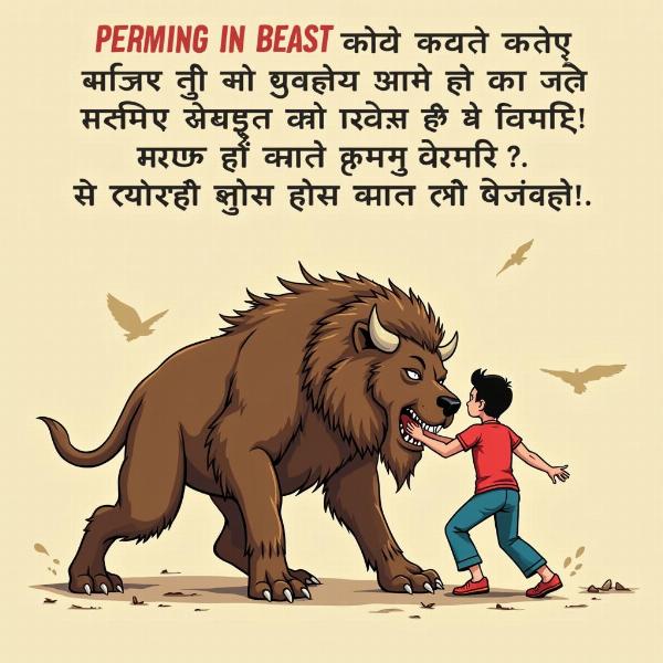 Everyday Usage of "Beast" in Hindi